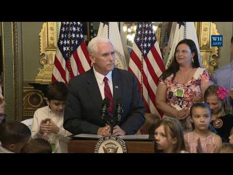 Vice President Pence Hosts Military Families
