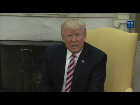 President Trump Meets with Former Secretary Henry Kissinger
