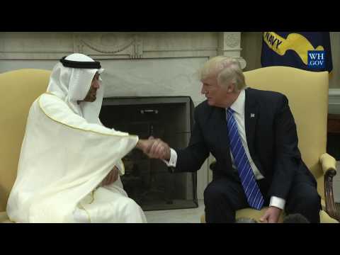 President Trump Meets with Crown Prince Muhammad bin Zayed Al Nahyan