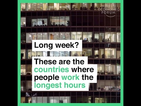 Long week? These are the countries where people work the longest hours