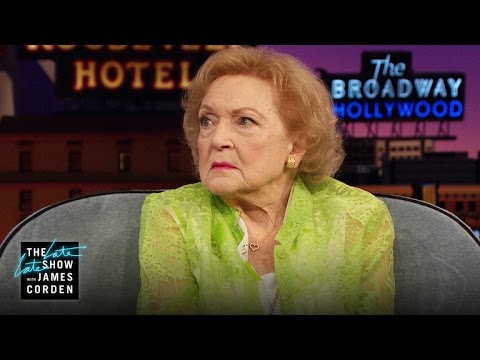 Betty White Shows Off Her Poker Face