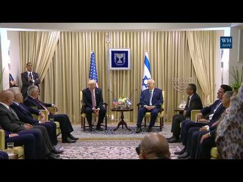President Trump Participates in a Bilateral Meeting with President Reuven Rivlin of Israel