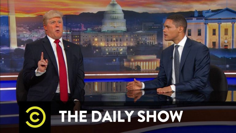 “President Trump” Crashes The Daily Show: The Daily Show