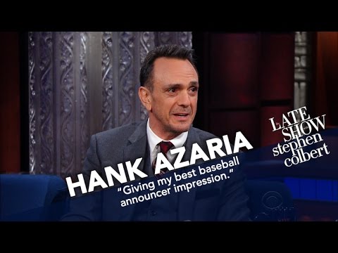 Hank Azaria Teaches Stephen The ‘Baseball Announcer’ Voice