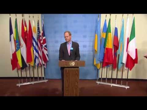 UN Security Council President Matthew Rycroft (UK) on the Middle East (Syria) – Media Stakeout