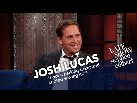 Josh Lucas Had A Machine Gun Pointed At Him