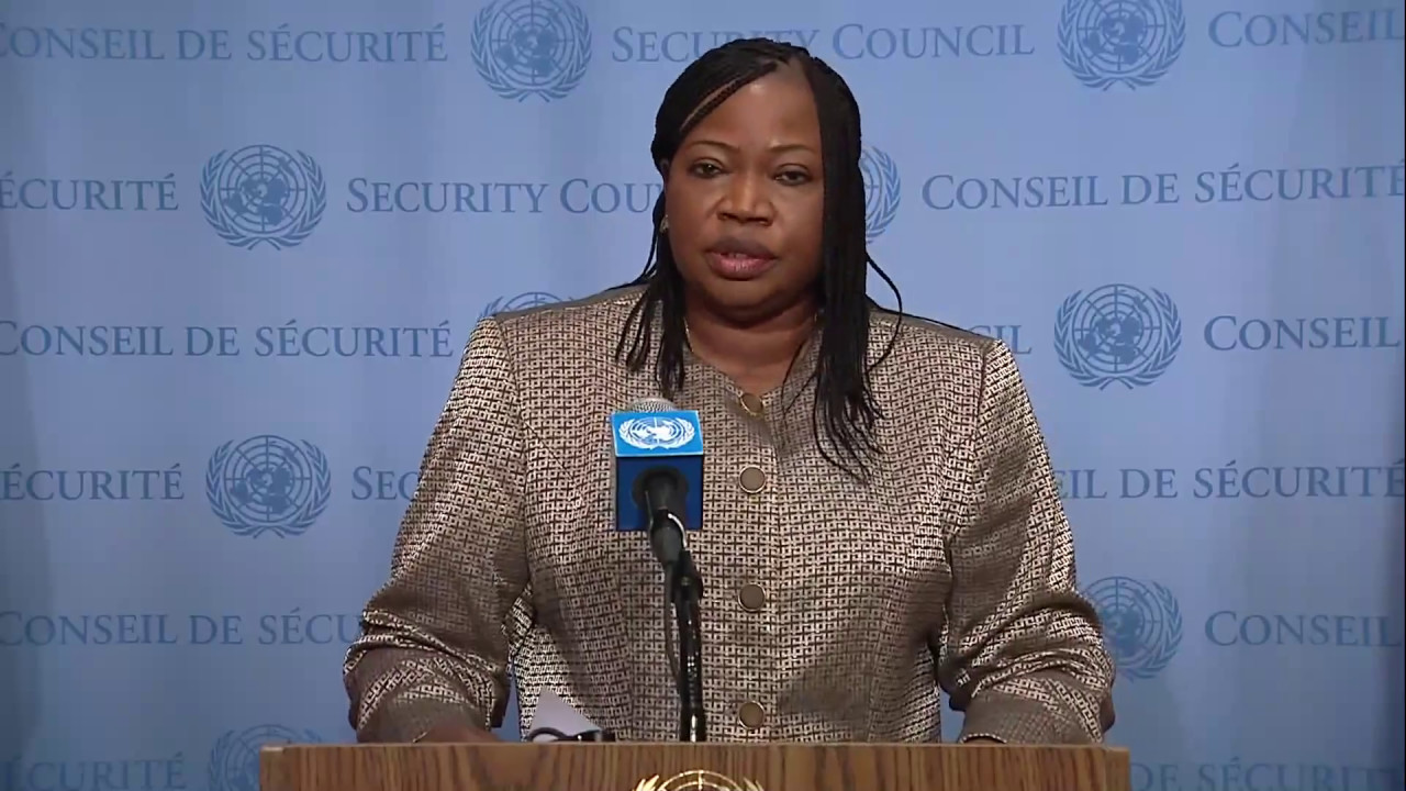 Fatou Bensouda (ICC) on the situation in Libya & other matters –  Media Stakeout