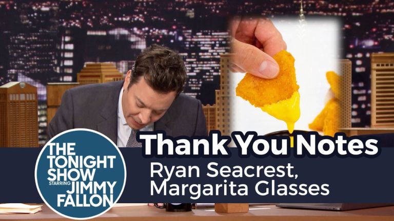 Thank You Notes: Ryan Seacrest, Margarita Glasses