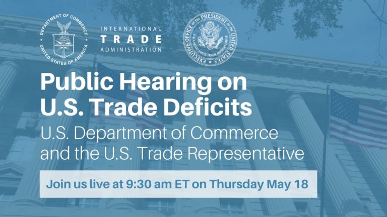 Public Hearing on U.S. Trade Deficits