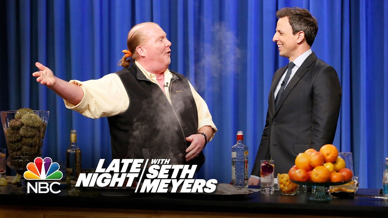 Mario Batali Shows Seth How to Make Seafood Tapas