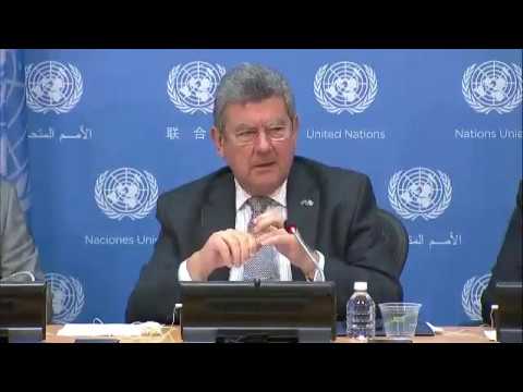 SC President, Elbio Rosselli (Uruguay) on the programme of work of the Security Council – Press Conf