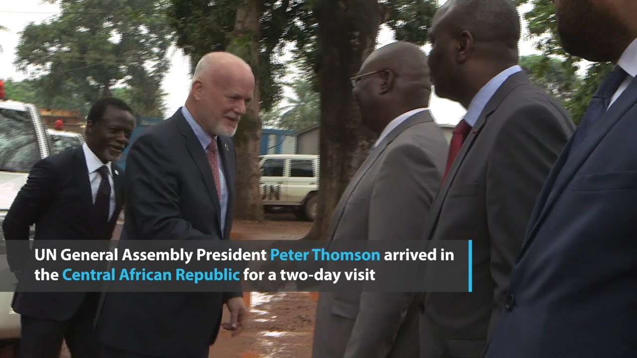 UN General Assembly President visits wounded peacekeepers in CAR