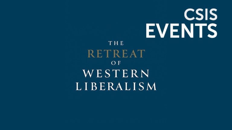 Book Launch: The Retreat of Western Liberalism