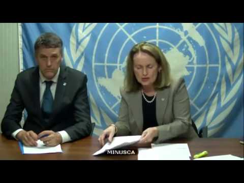 Diane Corner (MINUSCA) on the situation in the Central African Republic – Press Conference