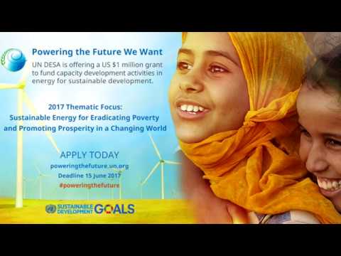 Powering the Future We Want – the US $1 Million UN DESA Energy Grant