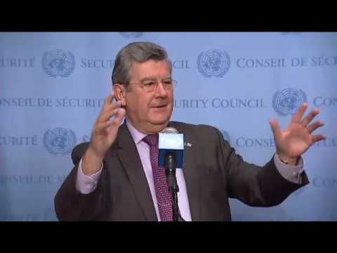 SC President (Uruguay) on non-proliferation and DPRK – Security Council Media Stakeout (23 May 2017)