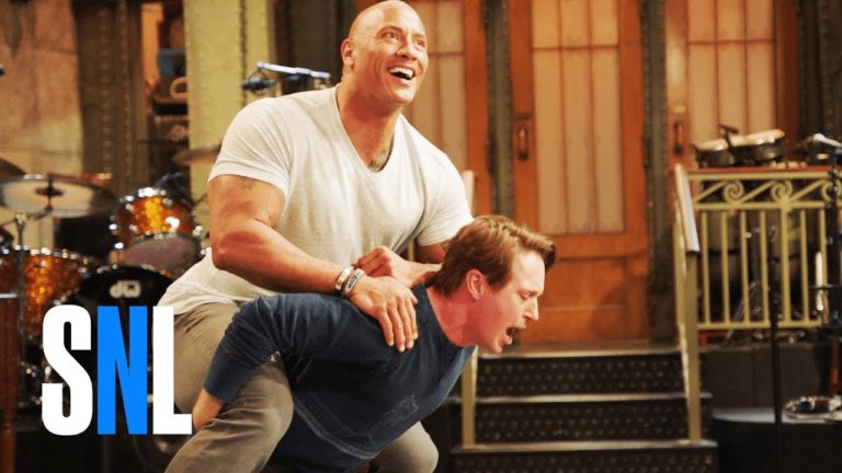 Dwayne Johnson Has the SNL Cast’s Back