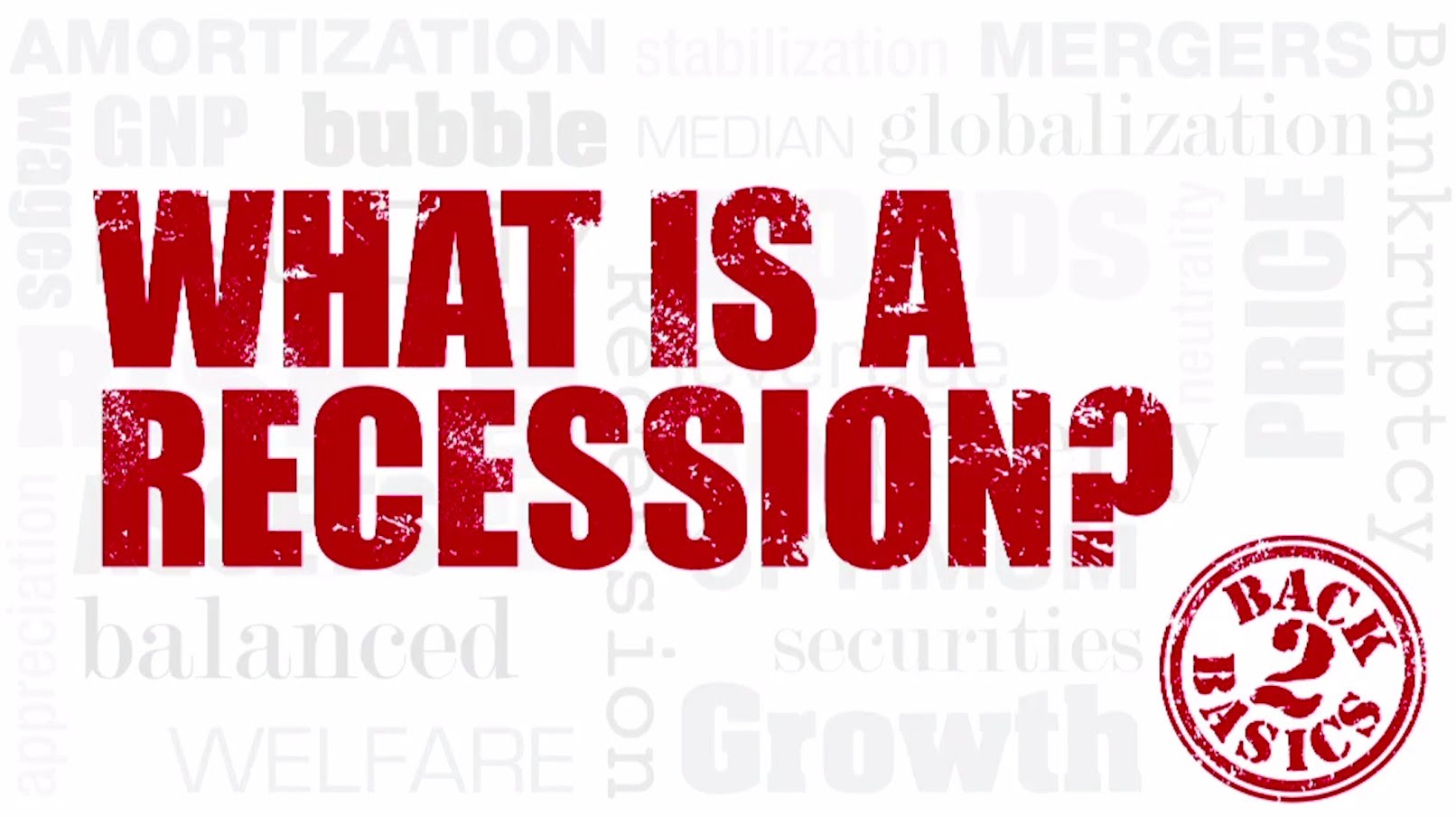 What is a Recession?