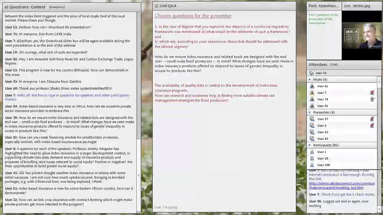 Webinar: Questions and answers with Jon Hellin, CIMMYT