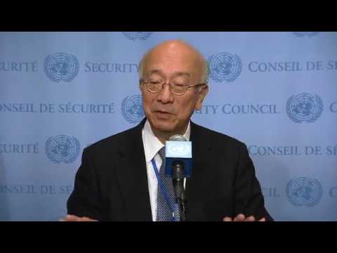 Koro Bessho (Japan) on non-proliferation and DPRK – Security Council Stakeout (23 May 2017)