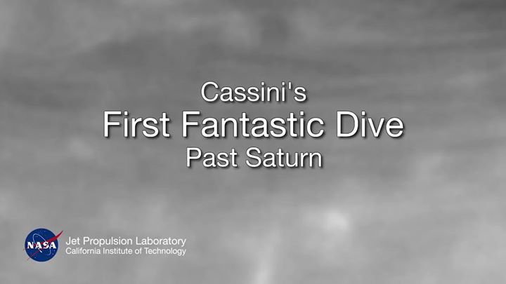 Take a dive between Saturn and its rings to see what our Cas…