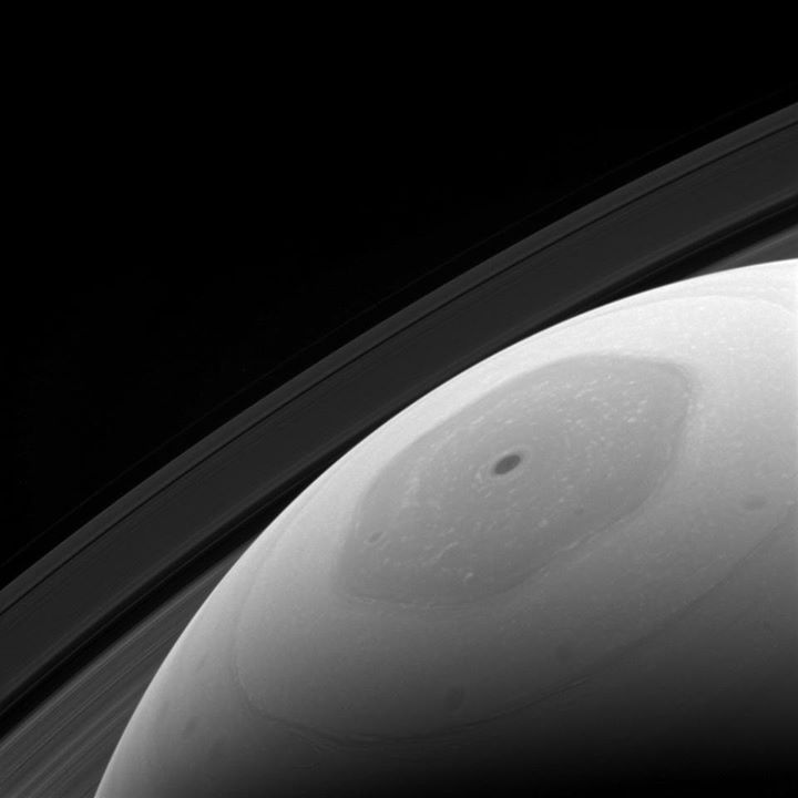 The full light of our sun allowed the Cassini spacecraft to …