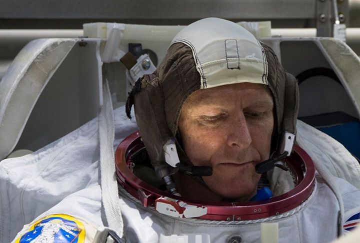 ESA astronaut Tim Peake seen during his Extravehicular activity’ (EVA) training …