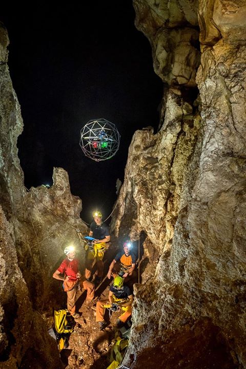 ESA astronaut Luca Parmitano is part of a team exploring the caverns under Sicil…