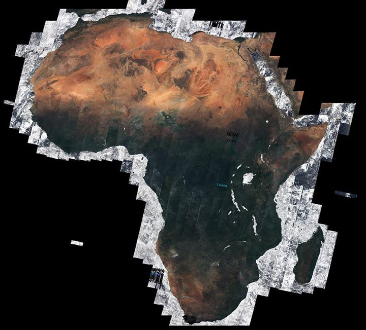 Happy  #AfricaDay! Composed using almost 7000 images from Copernicus EU  #Sentin…