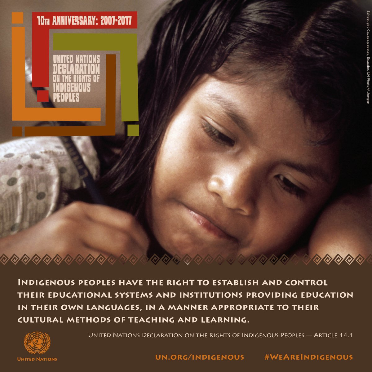 Now live on  chair of #UN48SC Wasmália Bivar briefs #UNPFII16 on #GlobalGoals in…