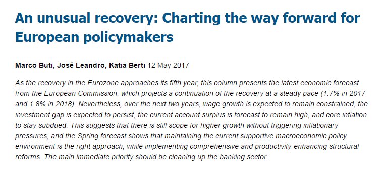 “Macroeconomic policies should be flanked by comprehensive productivity-enhancin…