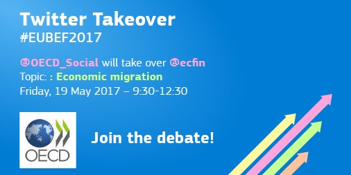 Join us on Friday, 19/05 ️@OECD_Social will do a #TwitterTakeover to talk #Migra…