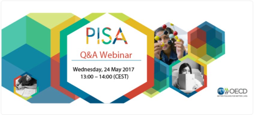Data on students’ #financial literacy is topic for #OECDPISA Q&A webinar w/@Schl…