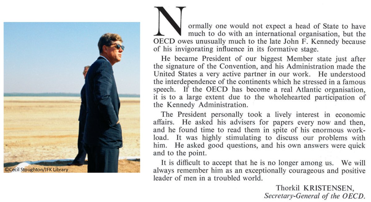 #JFK would be 100 today – he supported the #OECD in State of Union speech, w/a v…