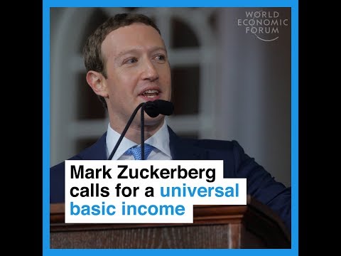Mark Zuckerberg calls for a universal basic income