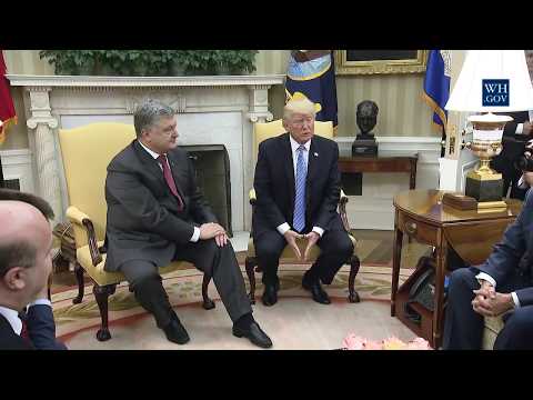 President Trump Meets with President Petro Poroshenko of Ukraine