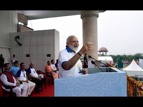 PM Modi’s speech on the occasion of International Yoga Day in Lucknow, Uttar Pradesh