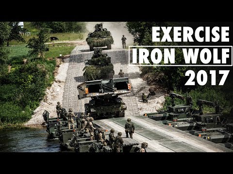 Exercise Iron Wolf: NATO battlegroups train together in Lithuania
