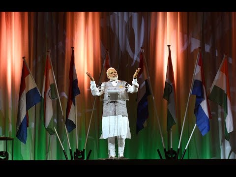 PM Modi met members of Dutch Indian community at The Hague Netherlands
