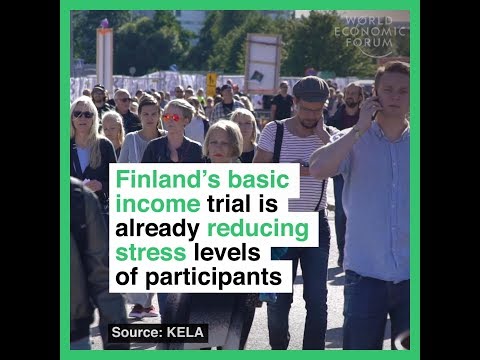 Finland’s universal basic income trial is already reducing stress levels of participants