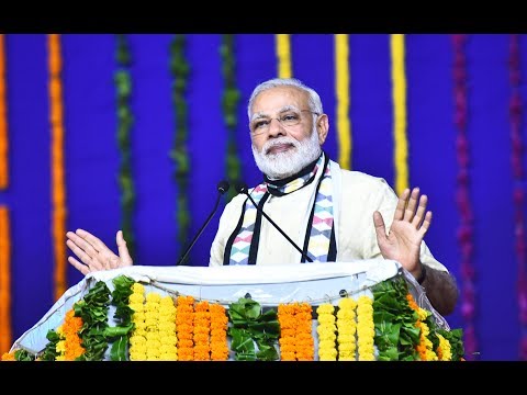 PM Modi dedicates several development projects to the nation in Rajkot, Gujarat