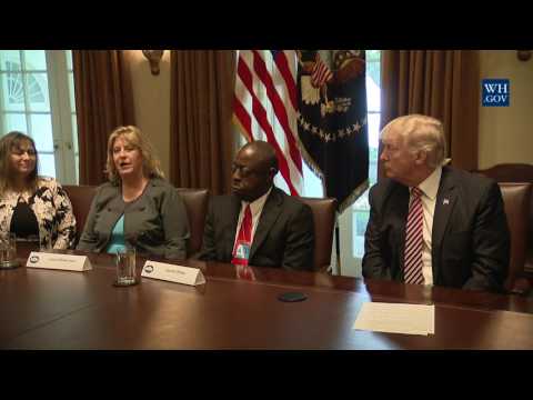 President Trump Meets with Immigration Crime Victims