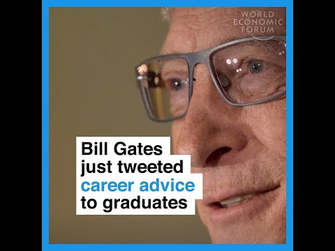 Bill Gates just tweeted career advice to graduates
