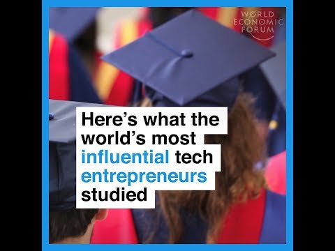 Here’s what the world’s most influential tech entrepreneurs studied