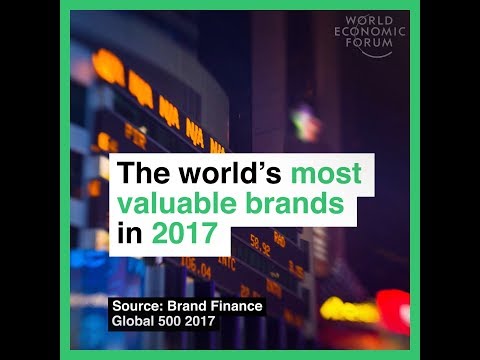 The world’s most valuable brands in 2017
