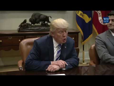 President Trump Meets with House and Senate Leadership