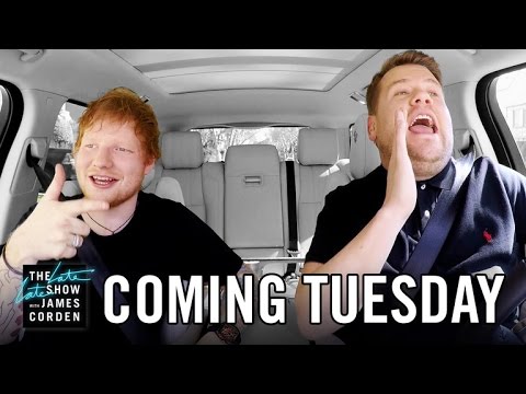 Ed Sheeran Carpool Karaoke: First Look – Late Late in London