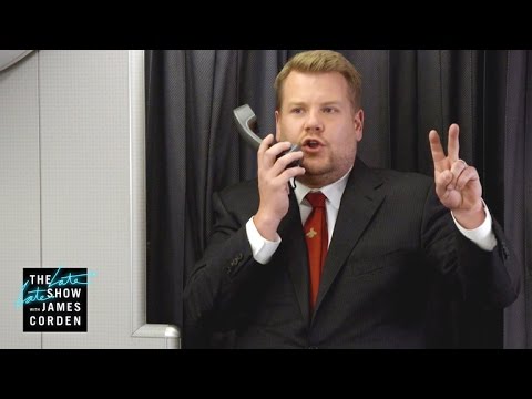 James & Reggie Take Off for #LateLateLondon