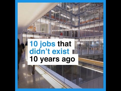 10 jobs that didn´t exist 10 years ago