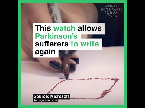 This watch allows Parkinson’s sufferers to write again